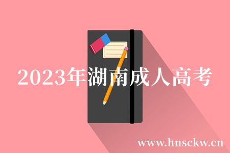 2023年湖南成考