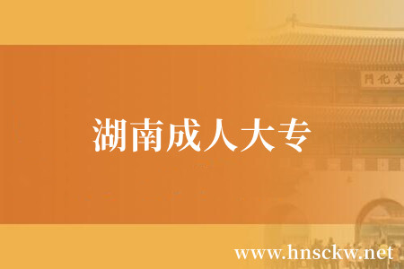湖南成人大专