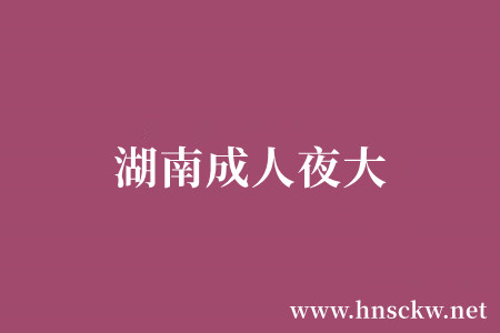 湖南成人夜大