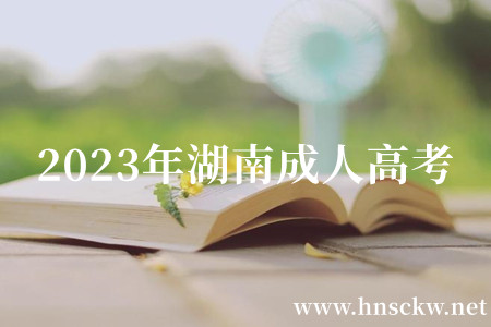 2023年湖南成人高考
