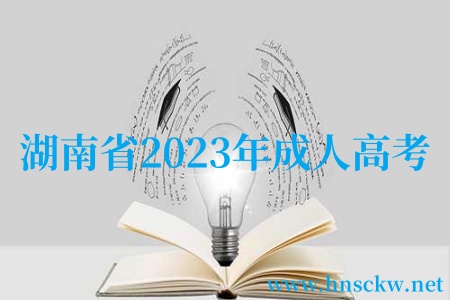 湖南省2023年成人高考