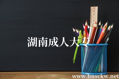 湖南成人大专
