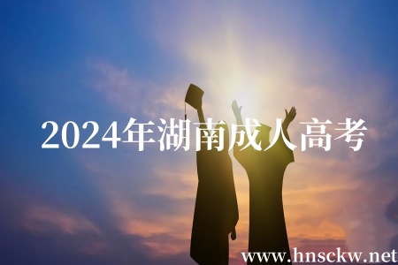 2024年湖南成人高考