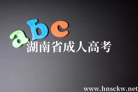 湖南省成人高考