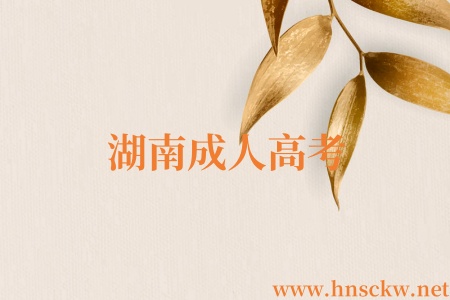 湖南成人高考