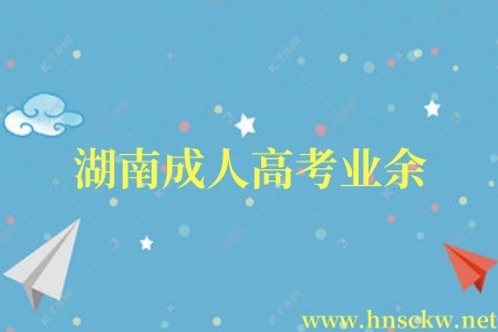湖南成人高考业余