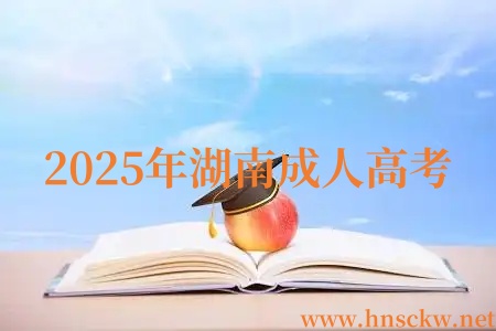 2025年湖南成人高考