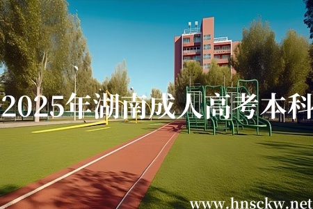 2025年湖南成人高考本科