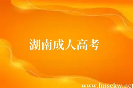 2025年湖南成人高考