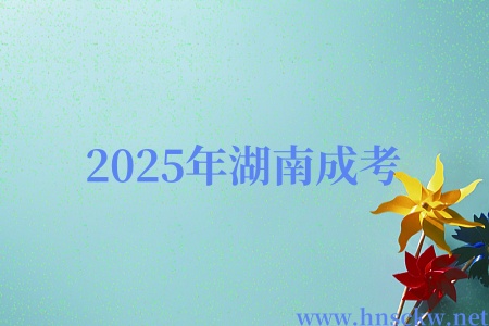 2025年湖南成考