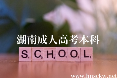 湖南成人高考本科