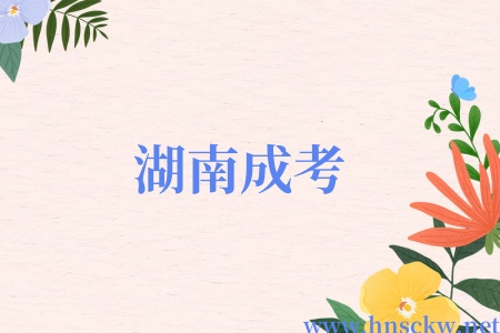 湖南成考