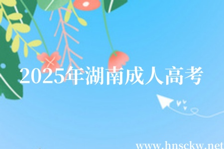 2025年湖南成人高考