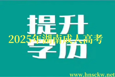2025年湖南成人高考