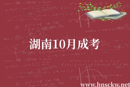 湖南10月成考