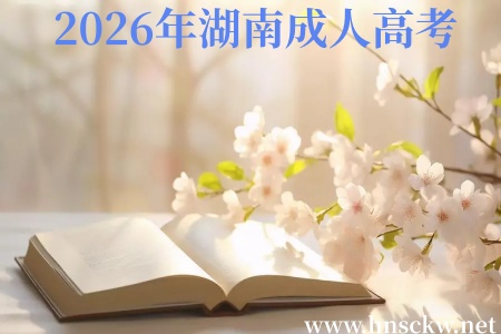 2026年湖南成人高考