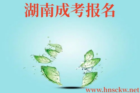 湖南成考报名