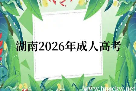 湖南2026年成人高考挂科后还能参加补考吗？